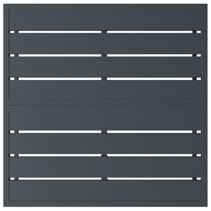 vidaXL Mobili da Esterno Antracite Acciaio