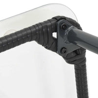 Tavolo da Giardino Nero 80 x 40 x 45 cm Poly Rattan 42010364