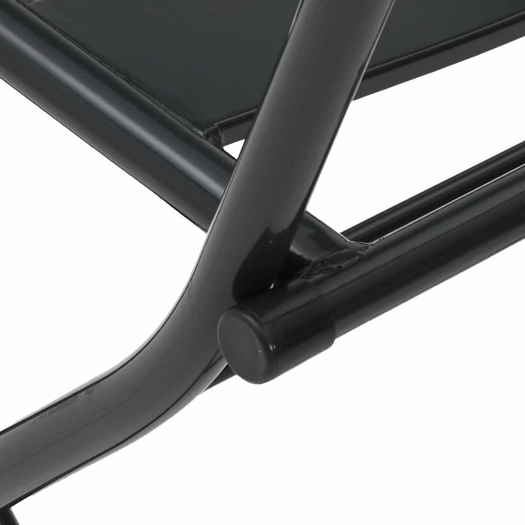 Set Bistro Pieghevole 3 Pezzi  Antracite in Acciaio 42010318