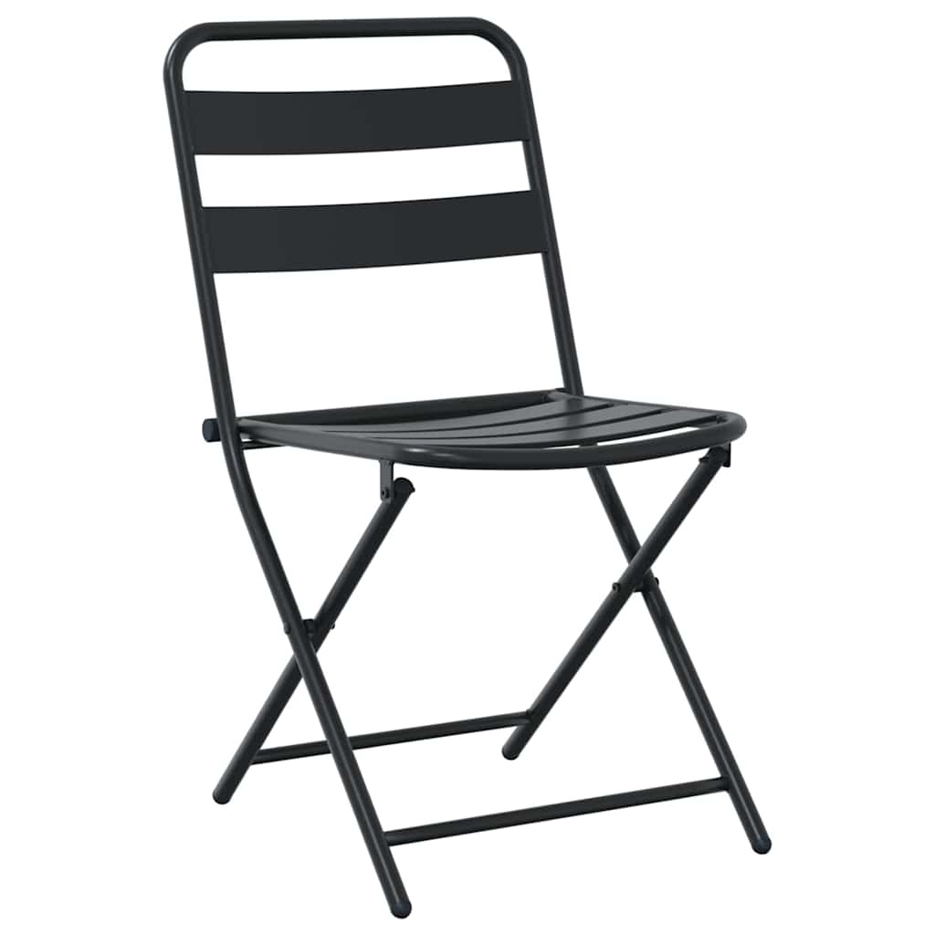 Set Bistro Pieghevole 3 Pezzi  Antracite in Acciaio 42010318