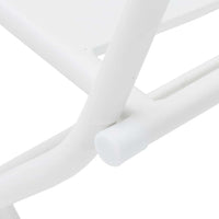 Set Bistro Pieghevole 3 Pezzi  Bianco in Acciaio 42010319