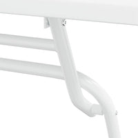 Set Bistro Pieghevole 3 Pezzi  Bianco in Acciaio 42010319