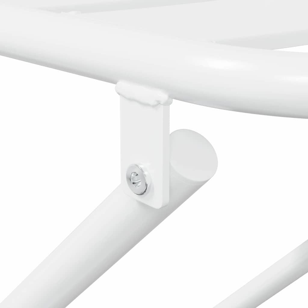 Set Bistro Pieghevole 3 Pezzi  Bianco in Acciaio 42010319