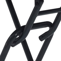 Tavolo da Giardino Pieghevole  Antracite Ø50 x 72 cm in Acciaio 42010320