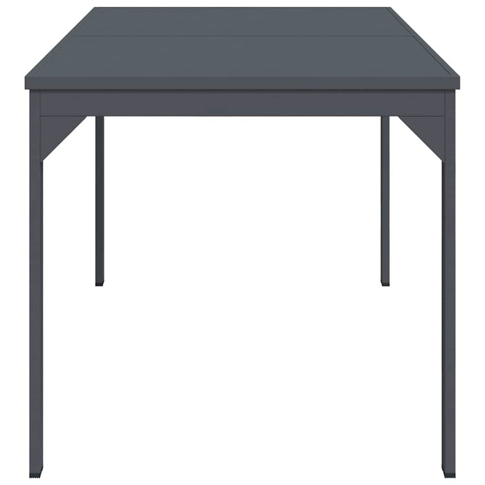 Tavolo allungabile Antracite 180 x 80 x 76 cm Acciaio 42010362