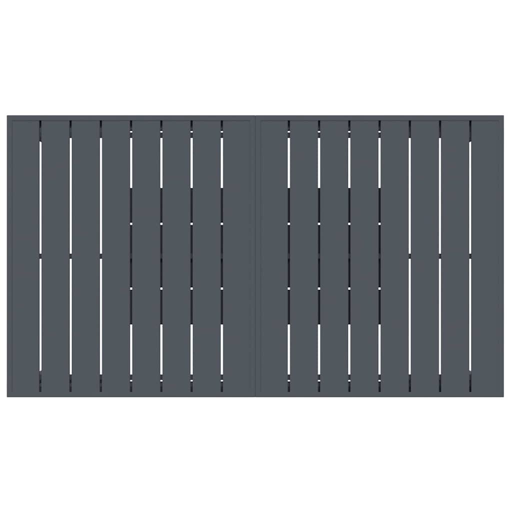 Tavolo allungabile Antracite 180 x 80 x 76 cm Acciaio 42010362