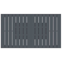 Tavolo allungabile Antracite 180 x 80 x 76 cm Acciaio 42010362