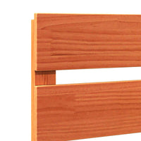 Testiera-Testata-Testiera Decorativa Marrone 140,5 x 3 x 80 cm Pino massello