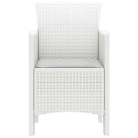 Sedia da Giardino 2 pcs Bianco 53 x 49 x 85 cm PP 847460