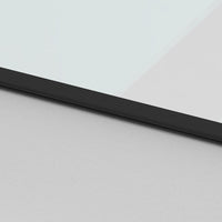 Porta Scorrevole Set Ferramenta Nera 76x205 cm Vetro Temperato 3375889