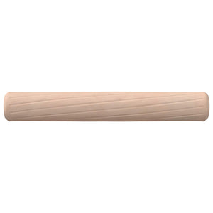 Dowel in legno 12 pcs Marrone Ø6 x 40 mm Legno massello 864365
