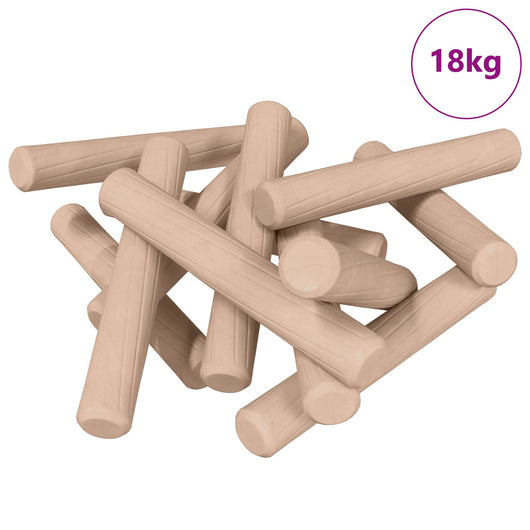 Dowel in legno 24000 pcs Marrone Legno massello 864366