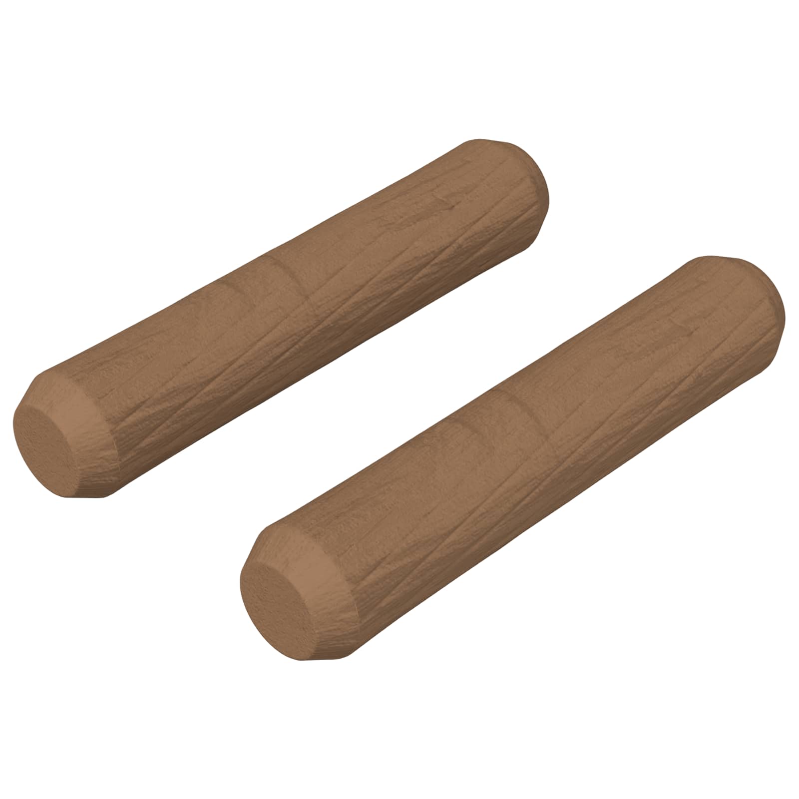 Dowel in legno 2 pcs Marrone Ø8 x 35 mm Legno massello 864367