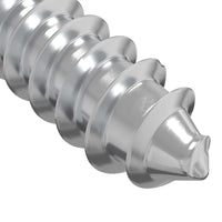 Viti in Legno 1350 pcs Argento Acciaio 864390