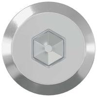 Viti per mobili 2 pcs Argento M6 x 73 mm Acciaio 864397