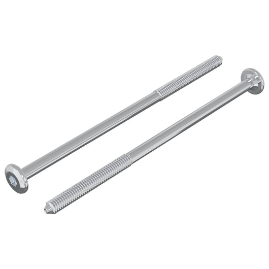 Vite 2 pcs Argento M6 x 120 mm Acciaio 864421