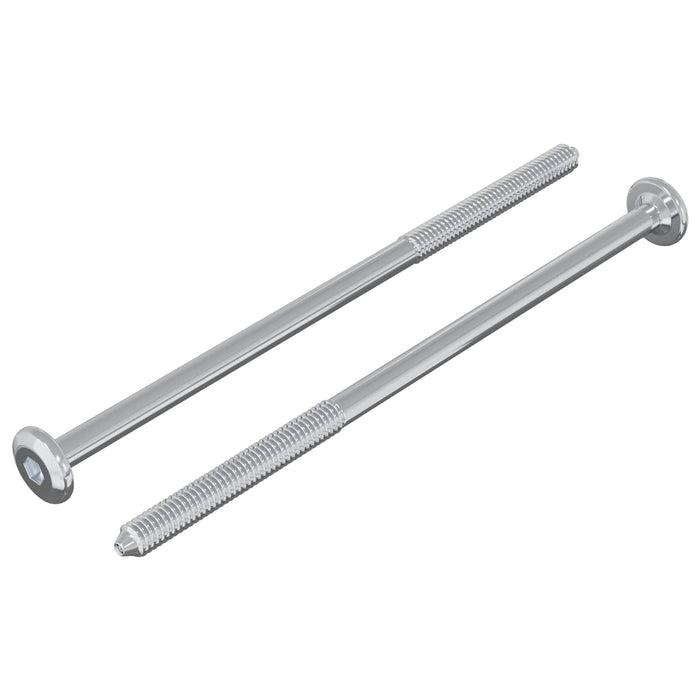 Vite 2 pcs Argento M6 x 120 mm Acciaio 864421