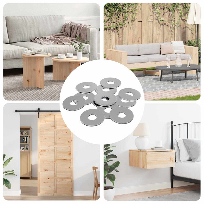 adatto per Rondelle Piatte 9000 pcs Argento Ferro 864456