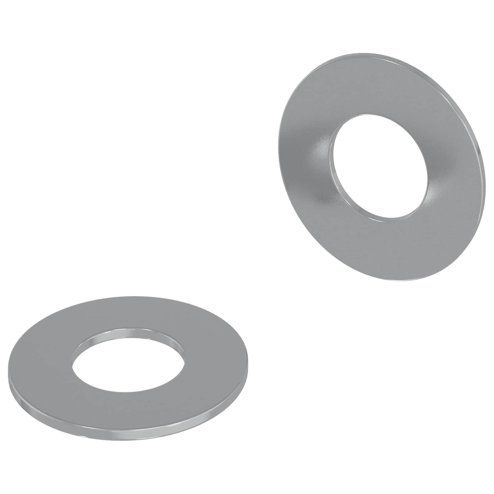 Rondelle 2 pcs Argento 16 x 16 x 1,5 cm Ferro 864463