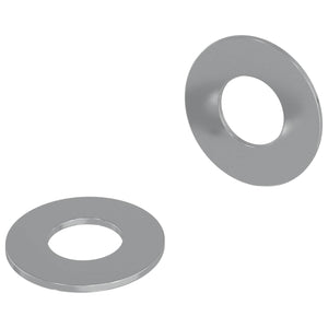 Rondelle 2 pcs Argento 16 x 16 x 1,5 cm Ferro 864463