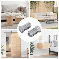 Vite 2 pcs Argento M6 x 12 mm Ferro 864484