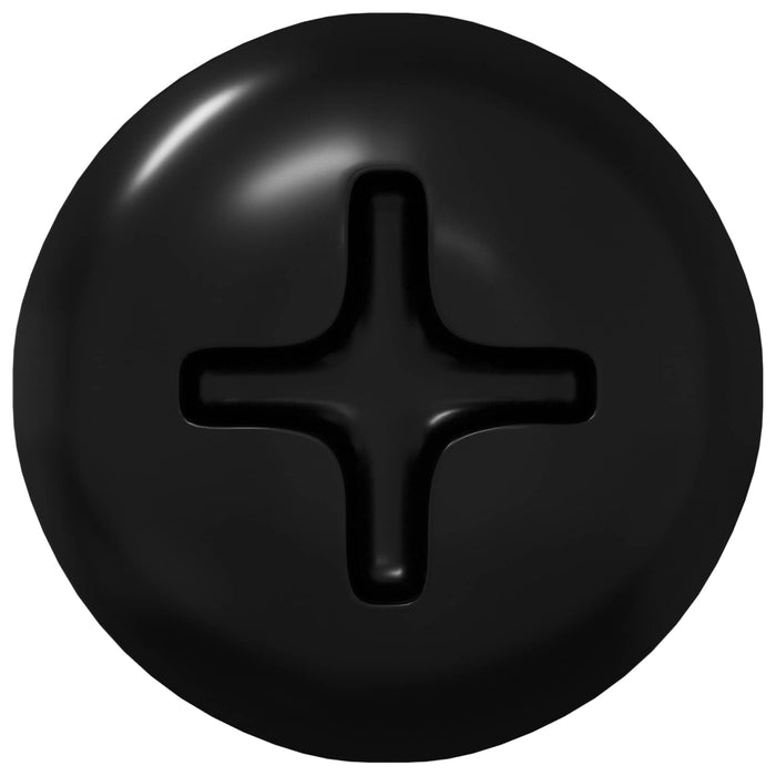 Chiodo autofilettante 2 pcs Nero 4 x 25 mm Acciaio 864508