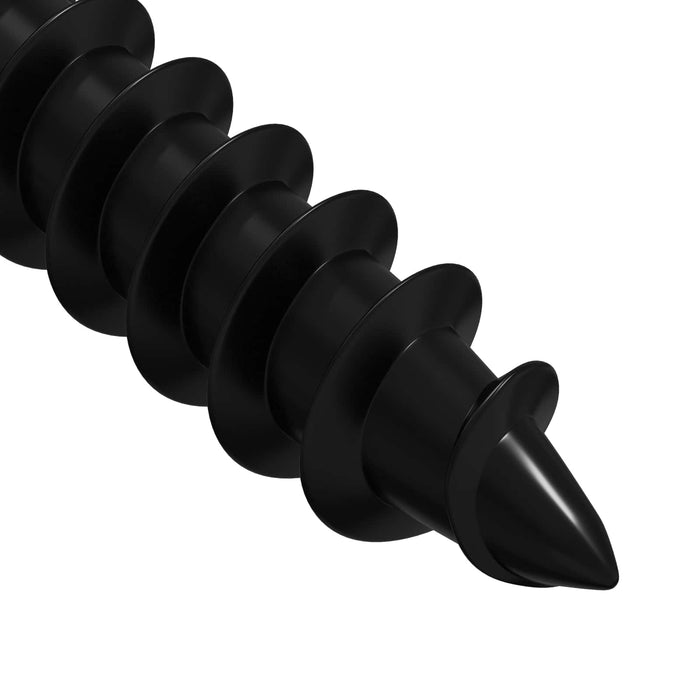 Chiodo autofilettante 12 pcs Nero 4 x 25 mm Acciaio 864509