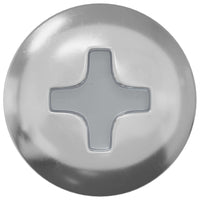 Vite in Legno 12 pcs Argento 8,8 x 31 mm Ferro 864512