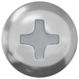 Viti in Legno 12 pcs Argento M4 x 28 mm Acciaio 864530