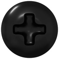 Viti a manica 2 pcs Nero M4 x 10 mm Acciaio 864532