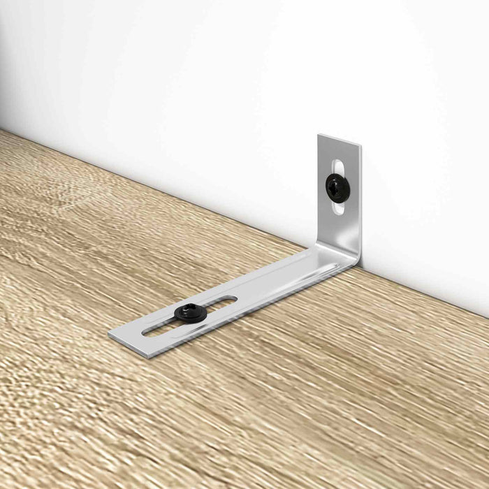 Supporto Anti Ribaltamento Tinta unita 1268 pcs Argento Ferro 864552