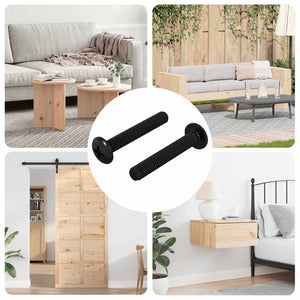 Vite 2 pcs Argento 5 x 30 mm Ferro 864583