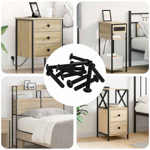 Vite 2647 pcs Argento 5 x 30 mm Ferro