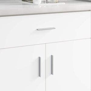 Manico 2 pcs Argento 105.7 x 7.4 x 15.5 mm Alluminio 864683