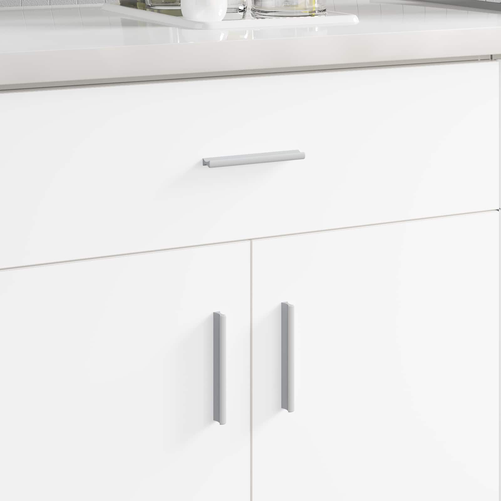 Manico 12 pcs Argento 105.7 x 7.4 x 15.5 mm Alluminio 864684