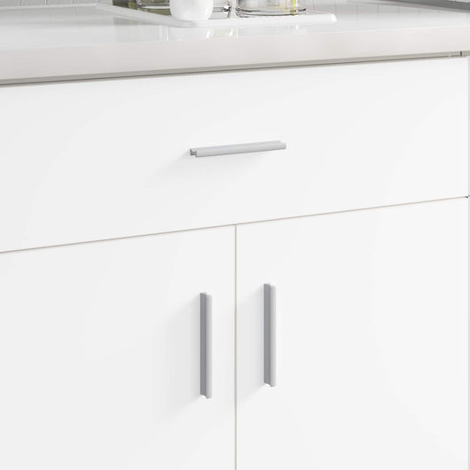 Manico 12 pcs Argento 105.7 x 7.4 x 15.5 mm Alluminio 864684