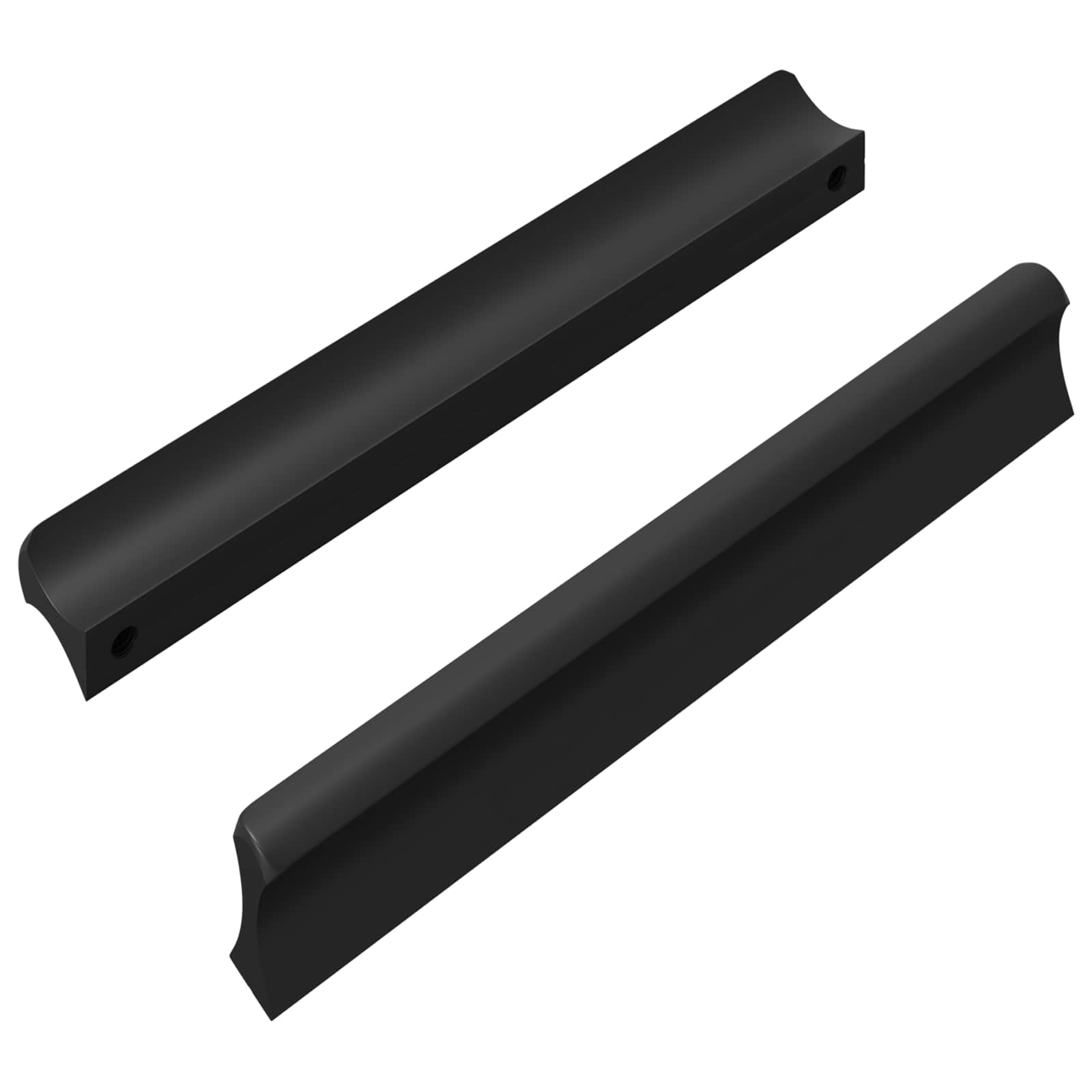 Manico 2 pcs Nero 106 x 7,4 x 15,5 mm Alluminio 864686