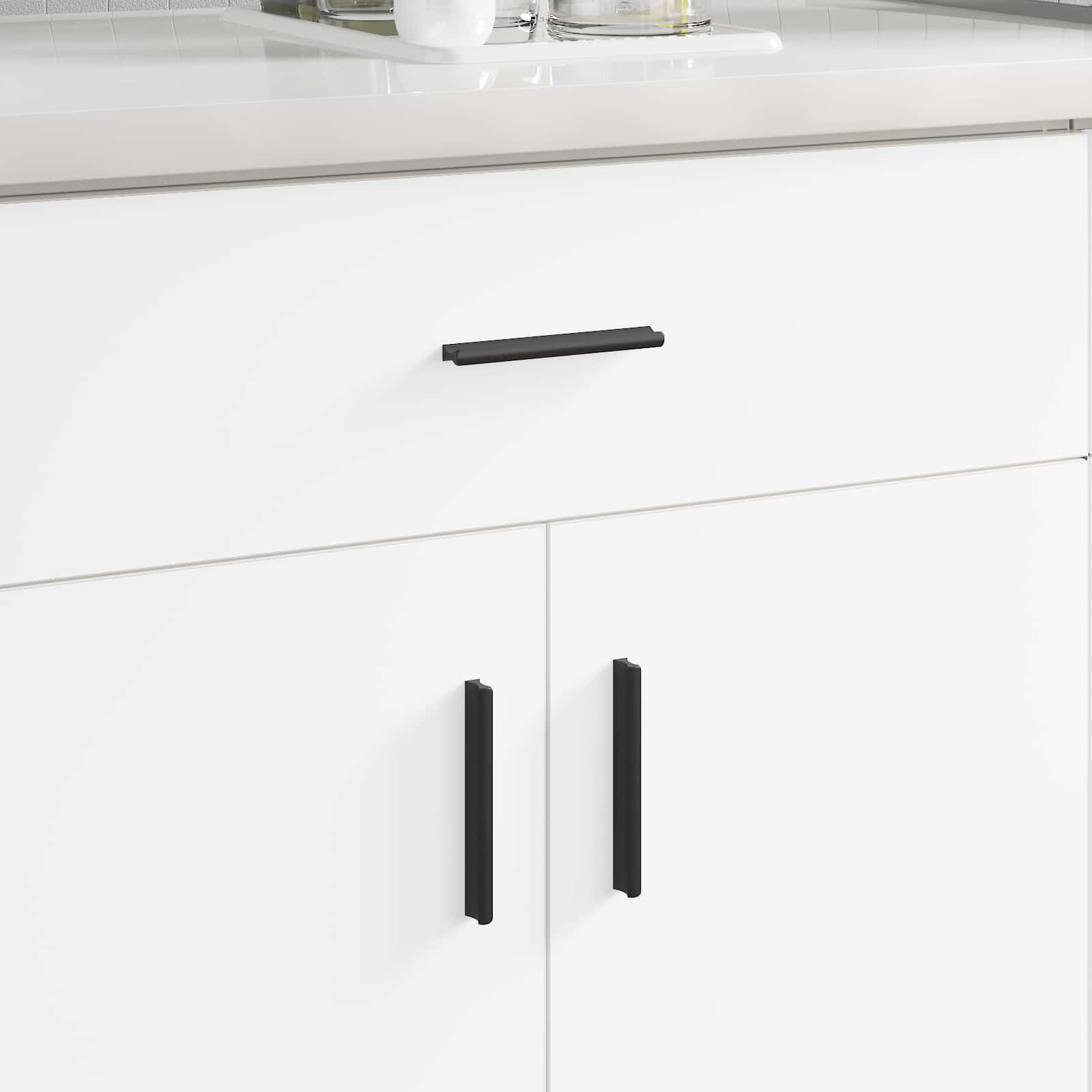 Manico 973 pcs Nero 106 x 7,4 x 15,5 mm Alluminio 864688