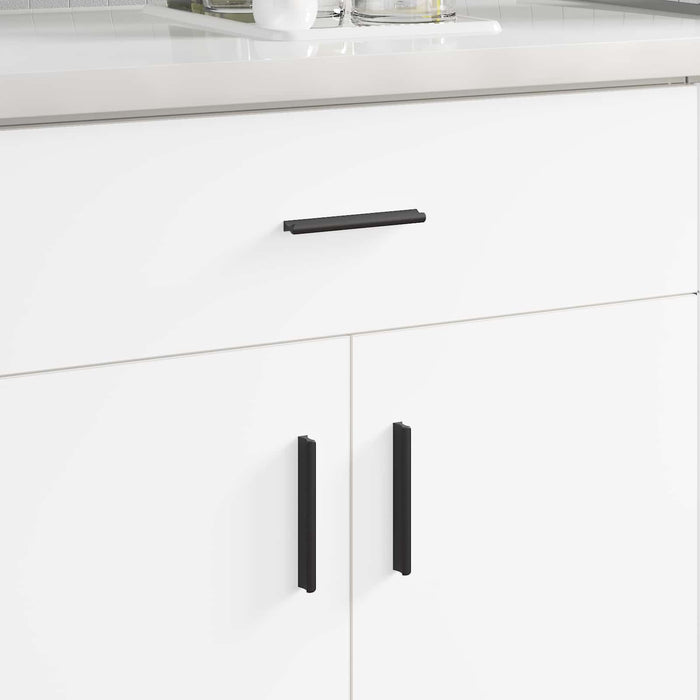 Manico 973 pcs Nero 106 x 7,4 x 15,5 mm Alluminio 864688