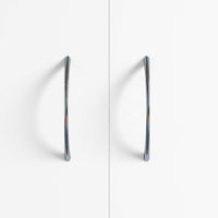 Manico 2 pcs Argento 107 x 3.6 x 23 mm Acciaio inossidabile 864689