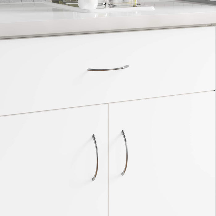 Manico 2 pcs Argento 107 x 3.6 x 23 mm Acciaio inossidabile 864689