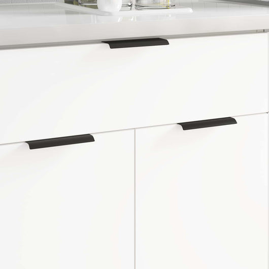 Manico 2 pcs Nero 120 x 39.6 x 17 mm Alluminio 864695