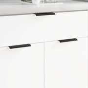 Manico 12 pcs Nero 120 x 39.6 x 17 mm Alluminio 864696