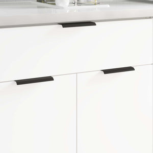 Manico 12 pcs Nero 120 x 39.6 x 17 mm Alluminio 864696