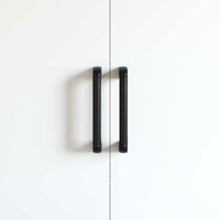 Manico Tinta unita 12 pcs Nero 380 x 34 x 85 mm Alluminio e PP 864708