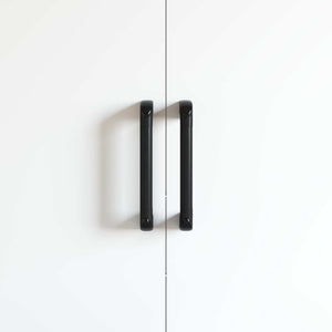 Manico Tinta unita 12 pcs Nero 380 x 34 x 85 mm Alluminio e PP 864708