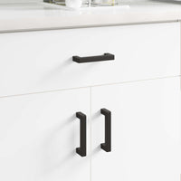 Maniglia per Mobili 2 pcs Nero 110 x 12 x 36 mm Ferro 864710