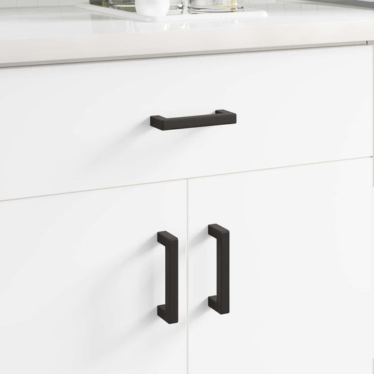 Maniglia per Mobili 2 pcs Nero 110 x 12 x 36 mm Ferro 864710