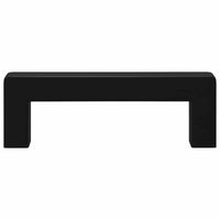 Maniglia per Mobili 2 pcs Nero 110 x 12 x 36 mm Ferro 864710