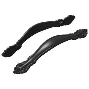 Manico 2 pcs Nero 150 mm Lega di Zinco 864716